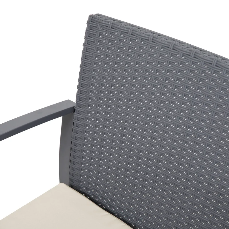 B-Ware LOIS Rattan Sitzgruppe Grau