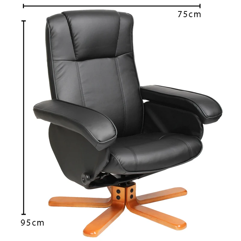 B-Ware CHARLES Relax Sessel Schwarz