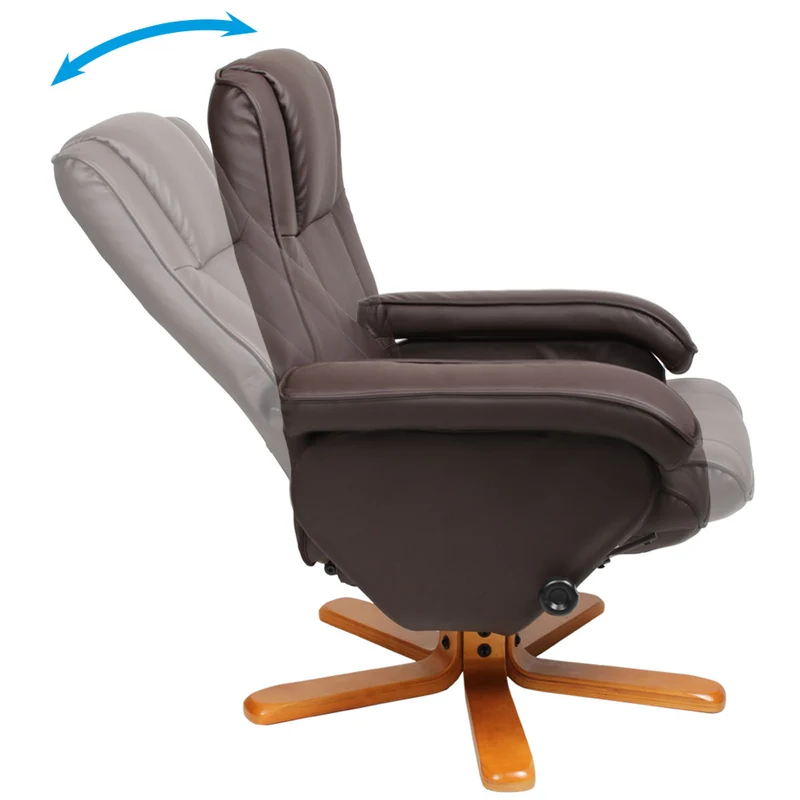 B-Ware CHARLES Relax Sessel Braun
