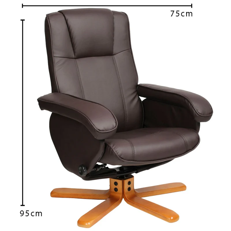 B-Ware CHARLES Relax Sessel Braun