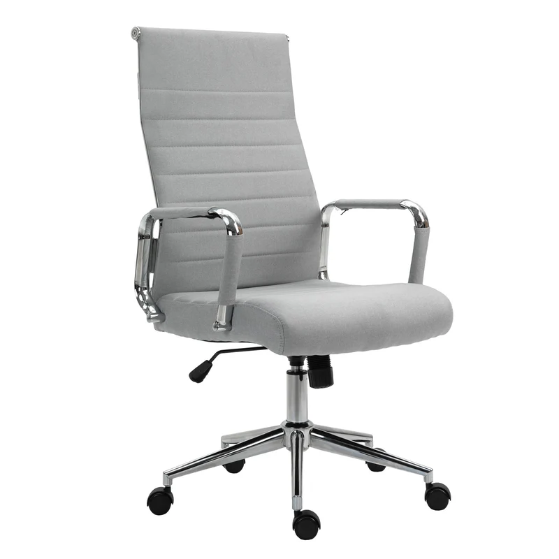 B-Ware OFFICE Comfort Schreibtischstuhl Stoff Hellgrau