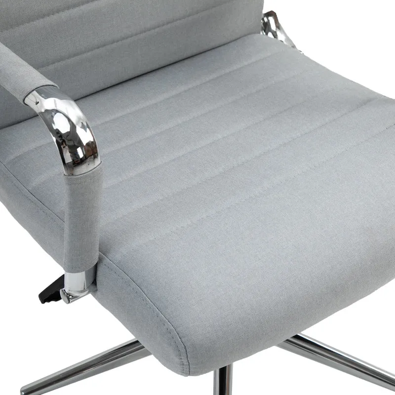 B-Ware OFFICE Comfort Schreibtischstuhl Stoff Hellgrau