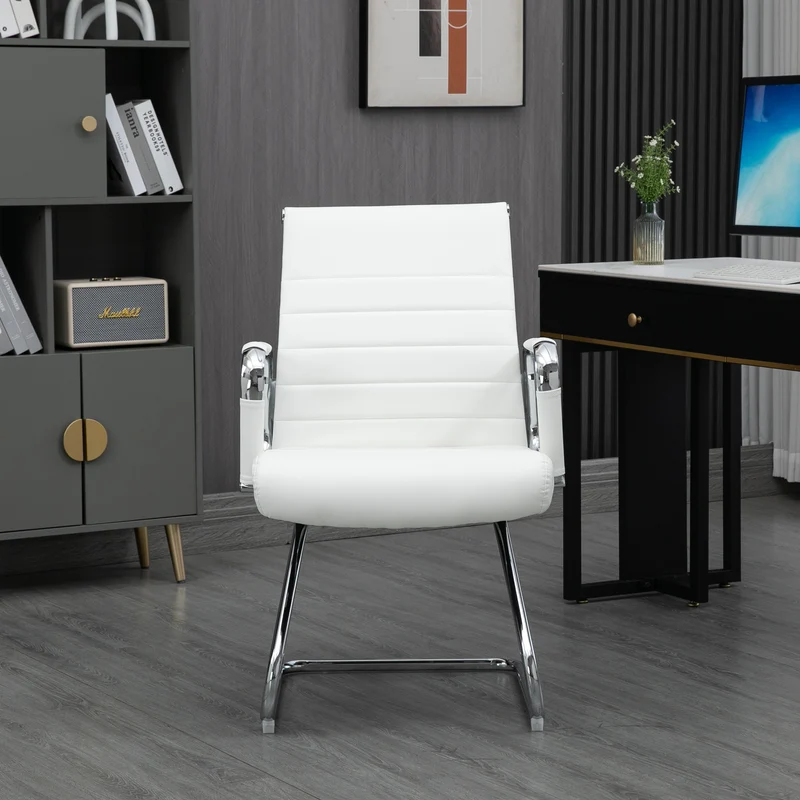 B-Ware 2er Set OFFICE COMFORT Besucherstuhl LB PU Weiß