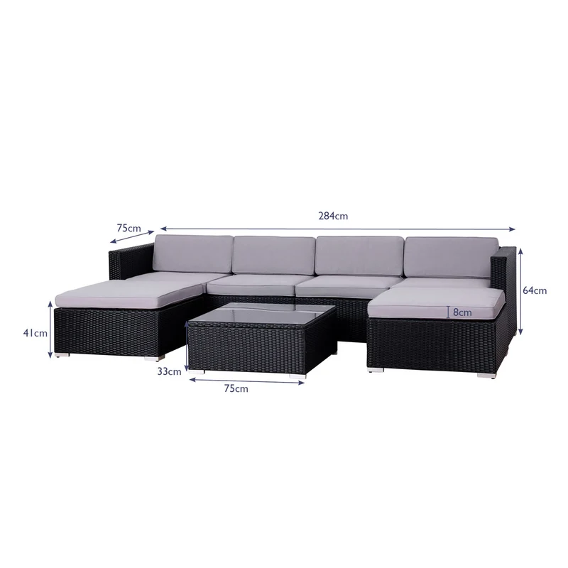 LUGANO XL Schwarz