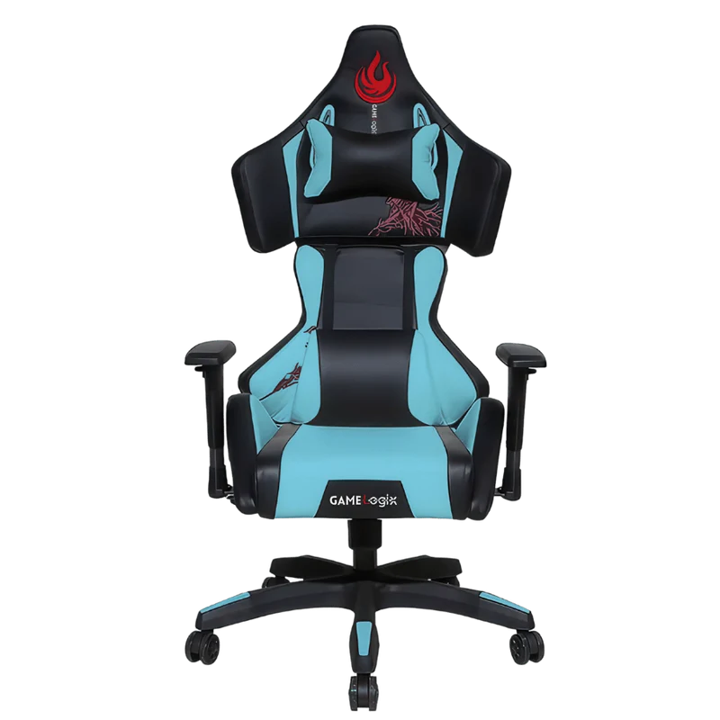 High Back Gaming Chair with Massage Lumbar
