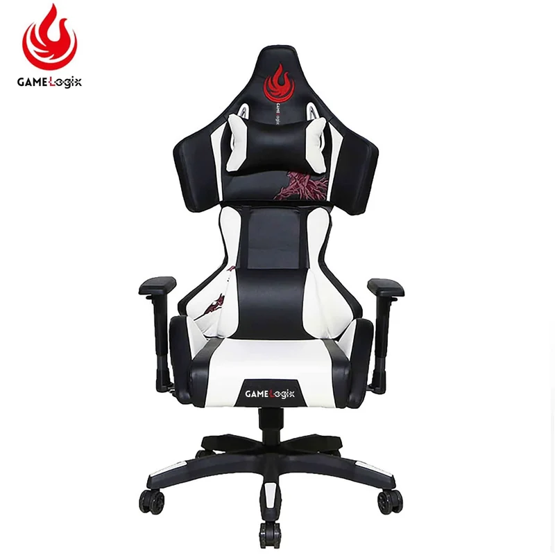 High Back Gaming Chair with Massage Lumbar