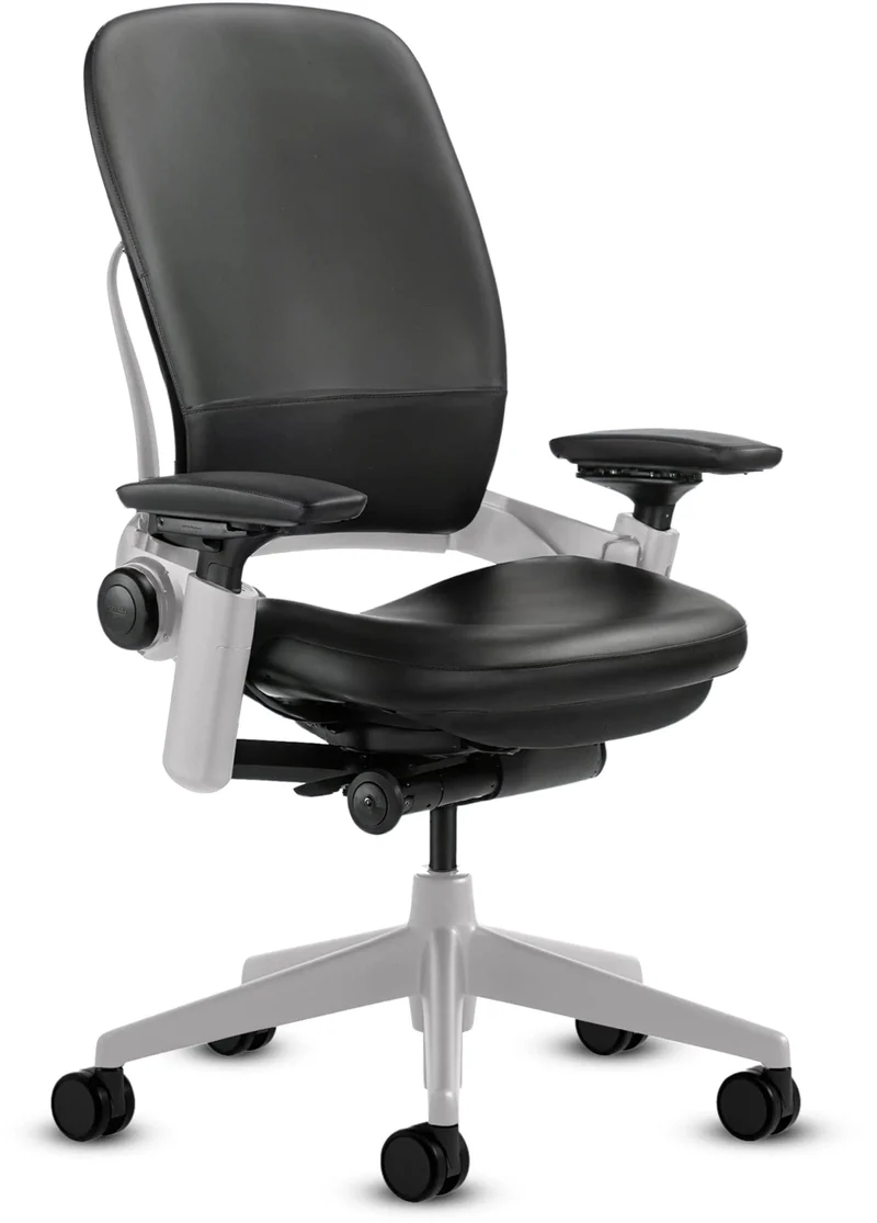 Steelcase Leap V2 Chair (Platinum Frame) Fully Renewed