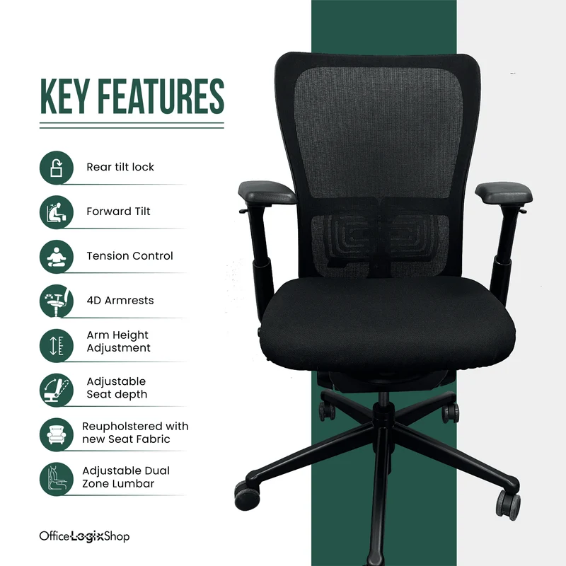 Fully Adjustable Haworth Zody Chair