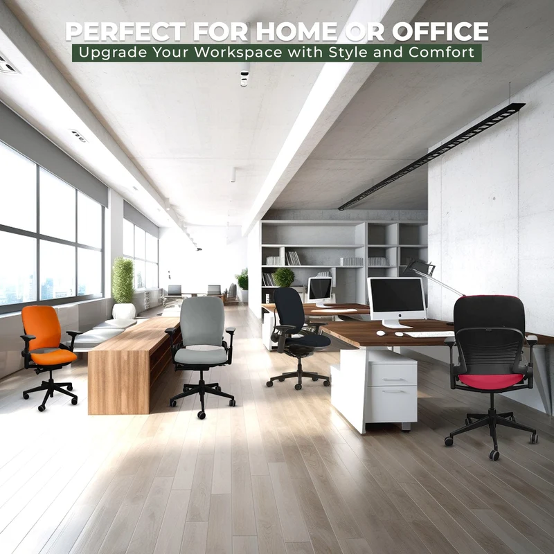 Steelcase Leap V2 Chair (Black Frame) Fully Renewed (ETA 10 Business Days)