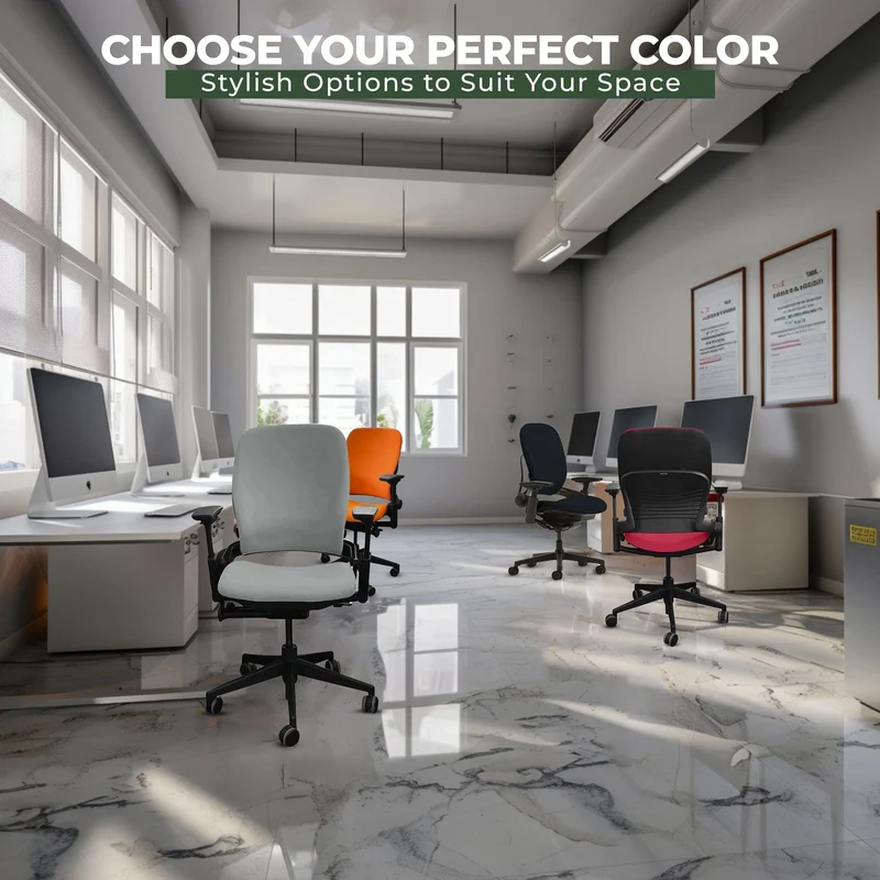 Steelcase Leap V2 Chair (Black Frame) Fully Renewed (ETA 10 Business Days)