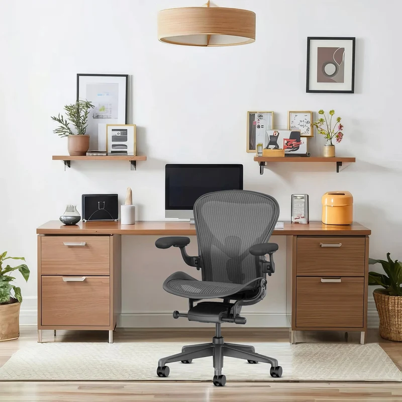 Herman Miller Remastered Aeron Chair - V2 (Semi-Loaded) - Renewed