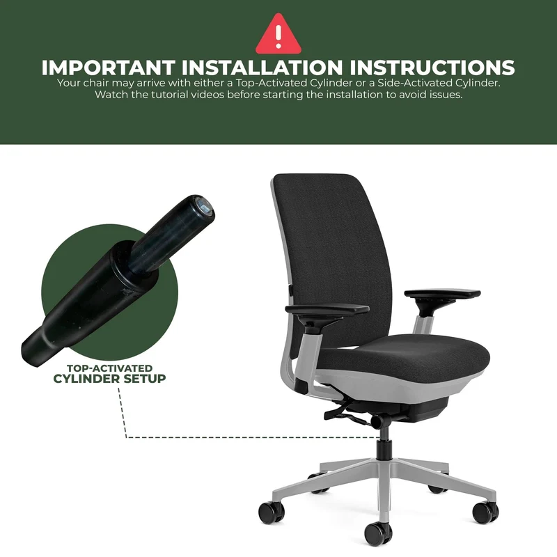 Steelcase Amia Task Chair (Platinum Frame) Fully Renewed