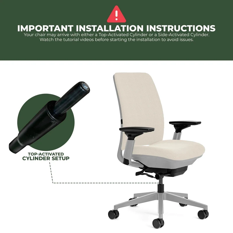 Steelcase Amia Task Chair (Platinum Frame) Fully Renewed