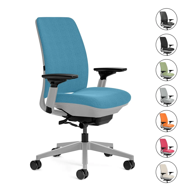 Steelcase Amia Task Chair (Platinum Frame) Fully Renewed