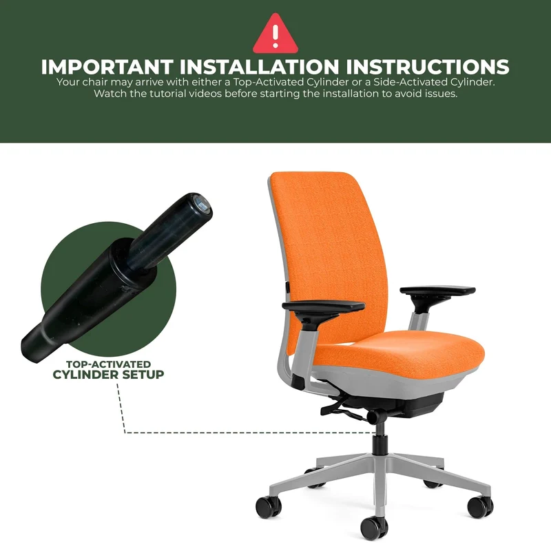 Steelcase Amia Task Chair (Platinum Frame) Fully Renewed