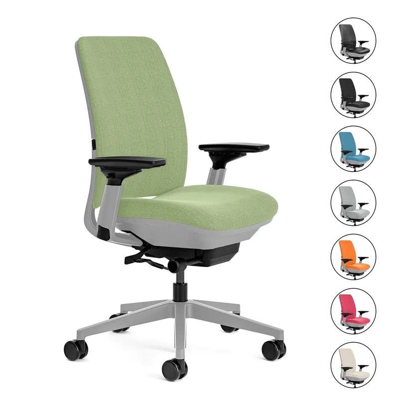 Steelcase Amia Task Chair (Platinum Frame) Fully Renewed
