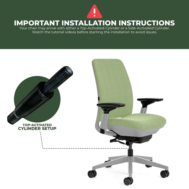 Steelcase Amia Task Chair (Platinum Frame) Fully Renewed