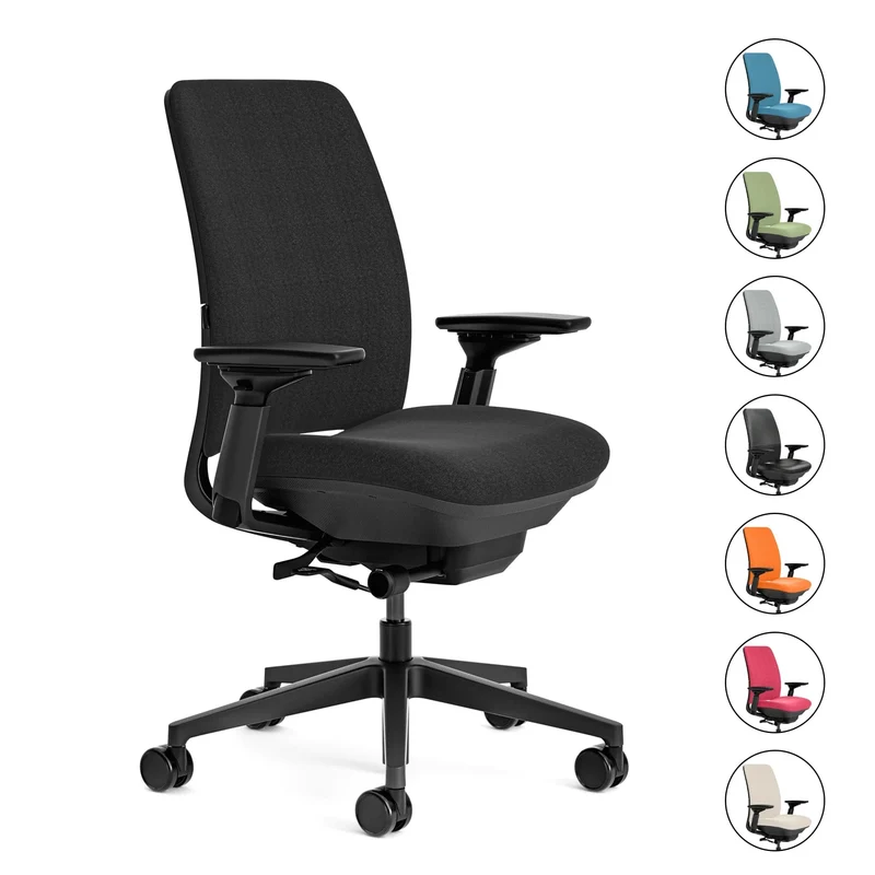 Steelcase Amia Task Chair (Black Frame) Fully Renewed