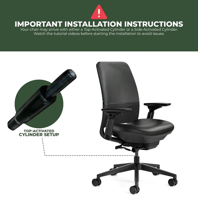 Steelcase Amia Task Chair (Black Frame) Fully Renewed