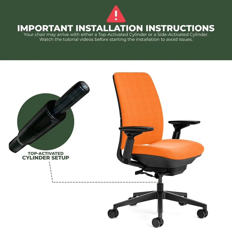 Steelcase Amia Task Chair (Black Frame) Fully Renewed
