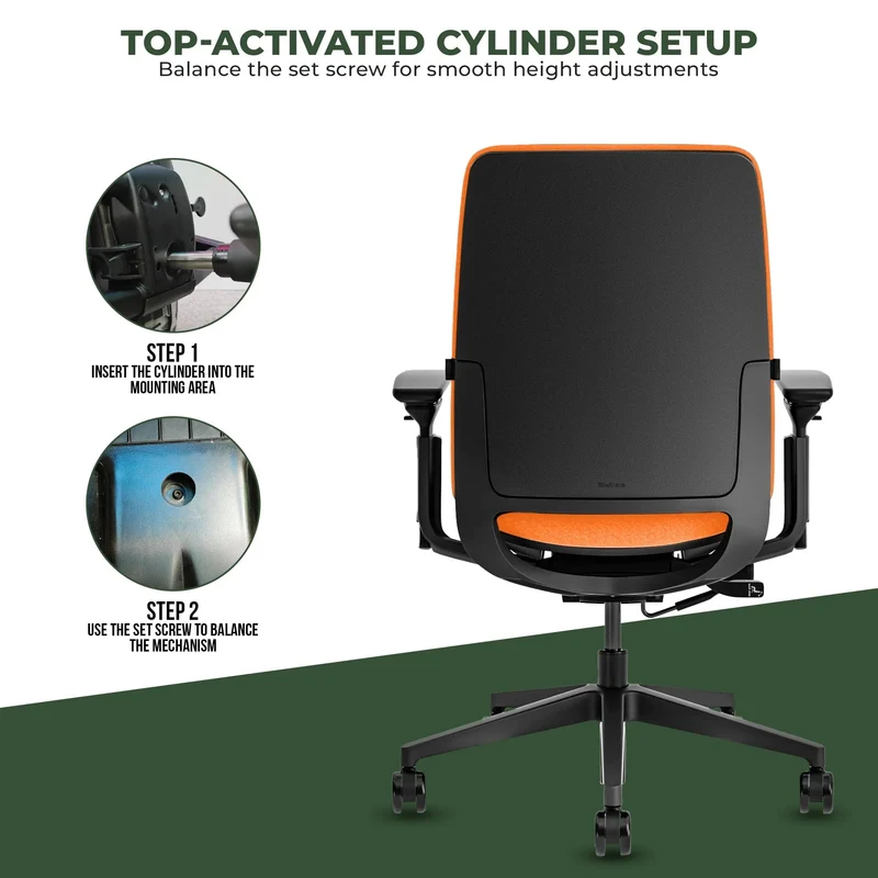 Steelcase Amia Task Chair (Black Frame) Fully Renewed