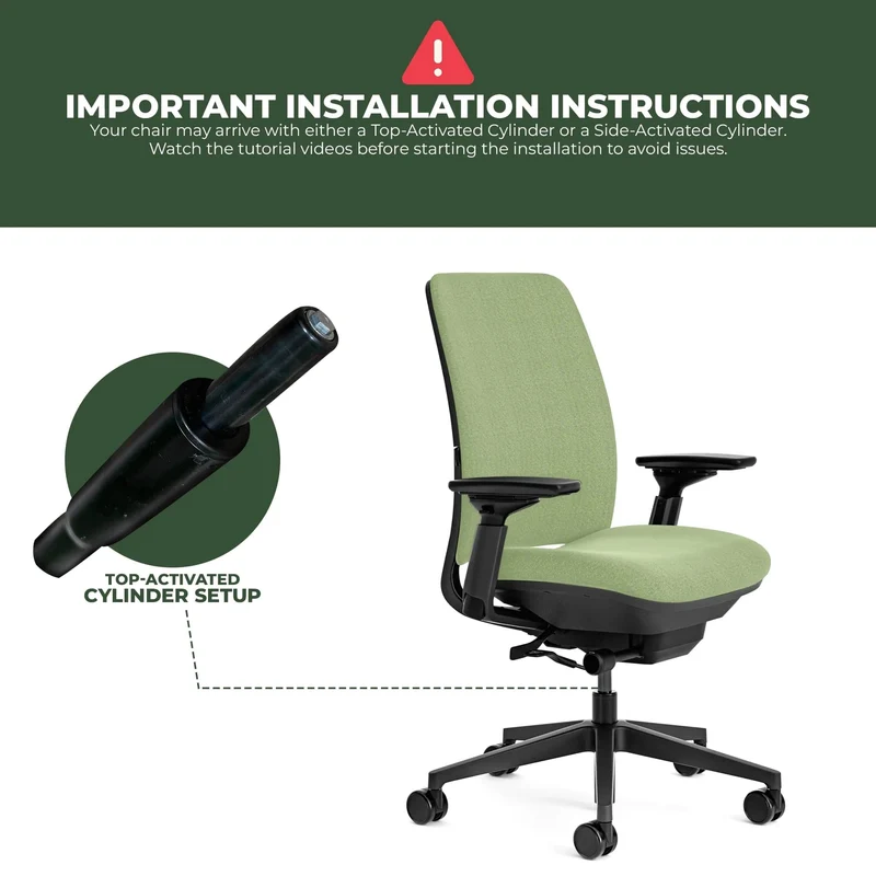 Steelcase Amia Task Chair (Black Frame) Fully Renewed
