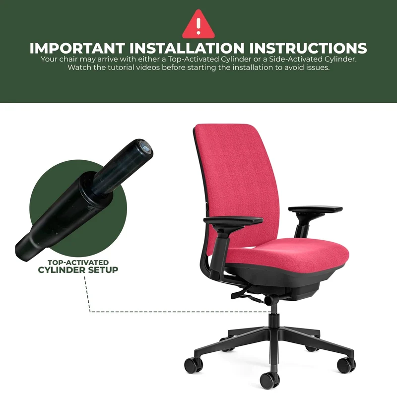 Steelcase Amia Task Chair (Black Frame) Fully Renewed