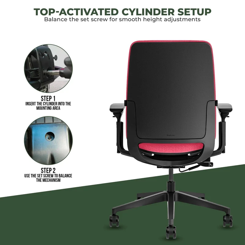 Steelcase Amia Task Chair (Black Frame) Fully Renewed