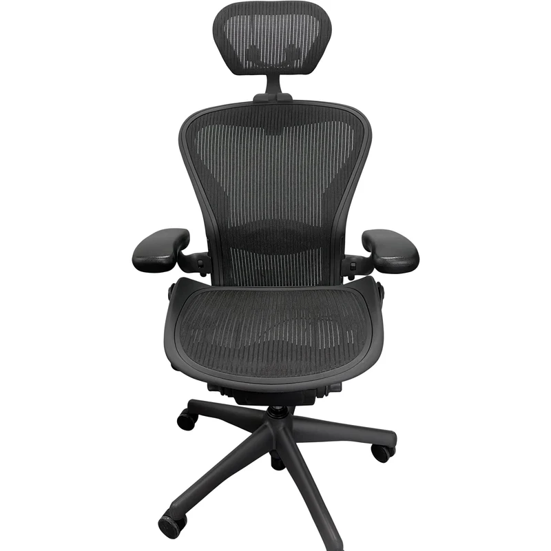 Herman Miller Classic Aeron Chair - Fully Adjustable (Renewed)