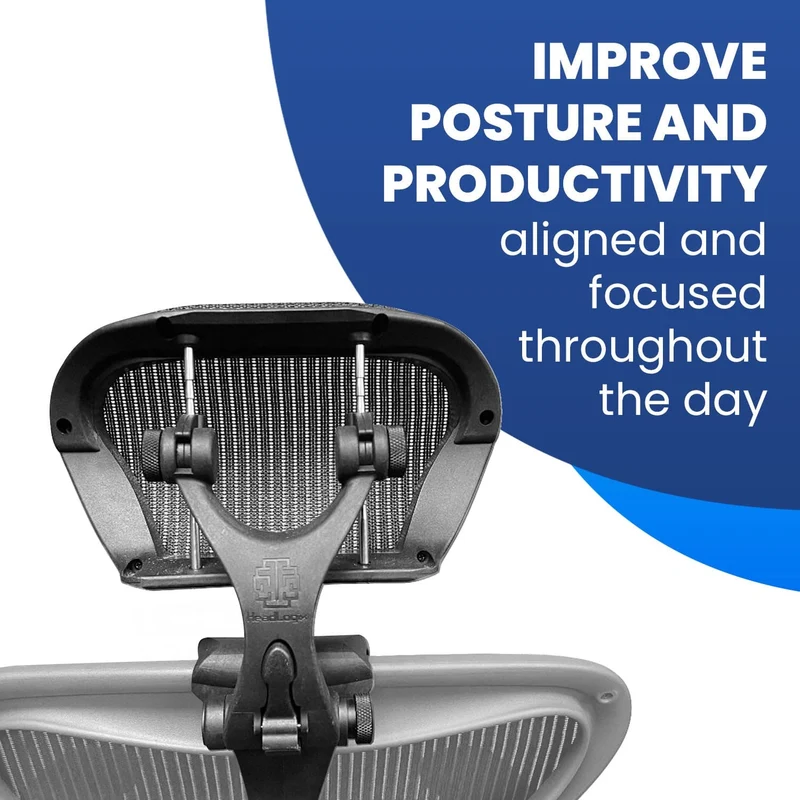 Headrest for Herman Miller Aeron Classic Chairs (Sizes B & C) by OLS (Patented)