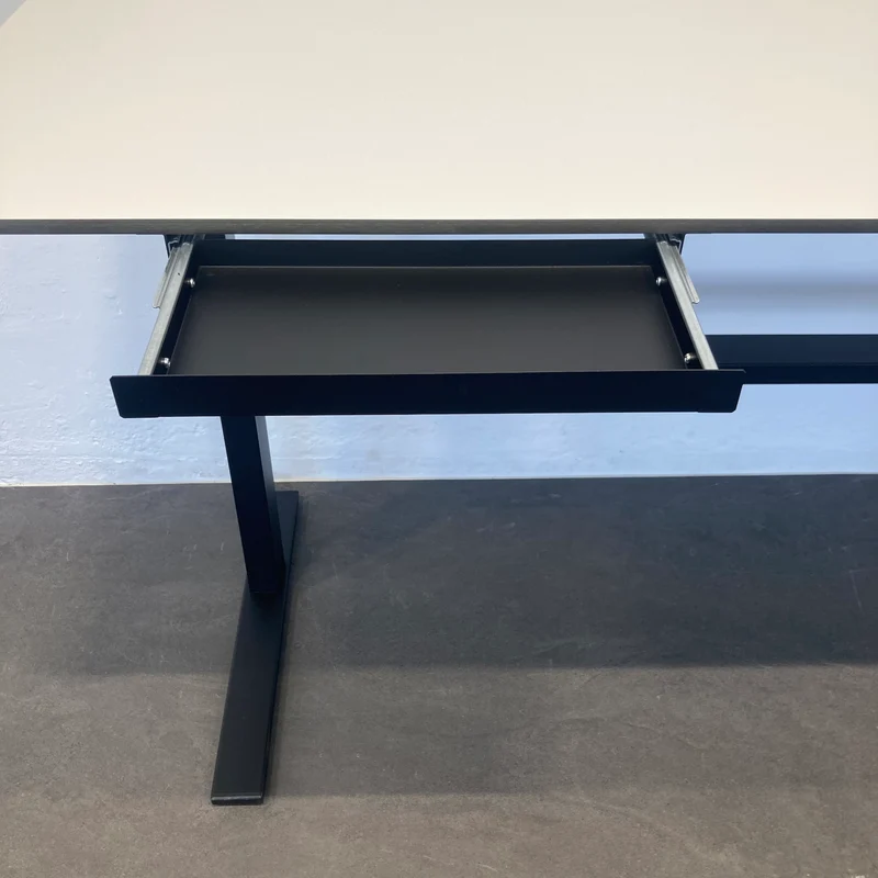 Lista Office Choice Sitz-Steh Schreibtisch 2200x900mm mit Vollkernplatte