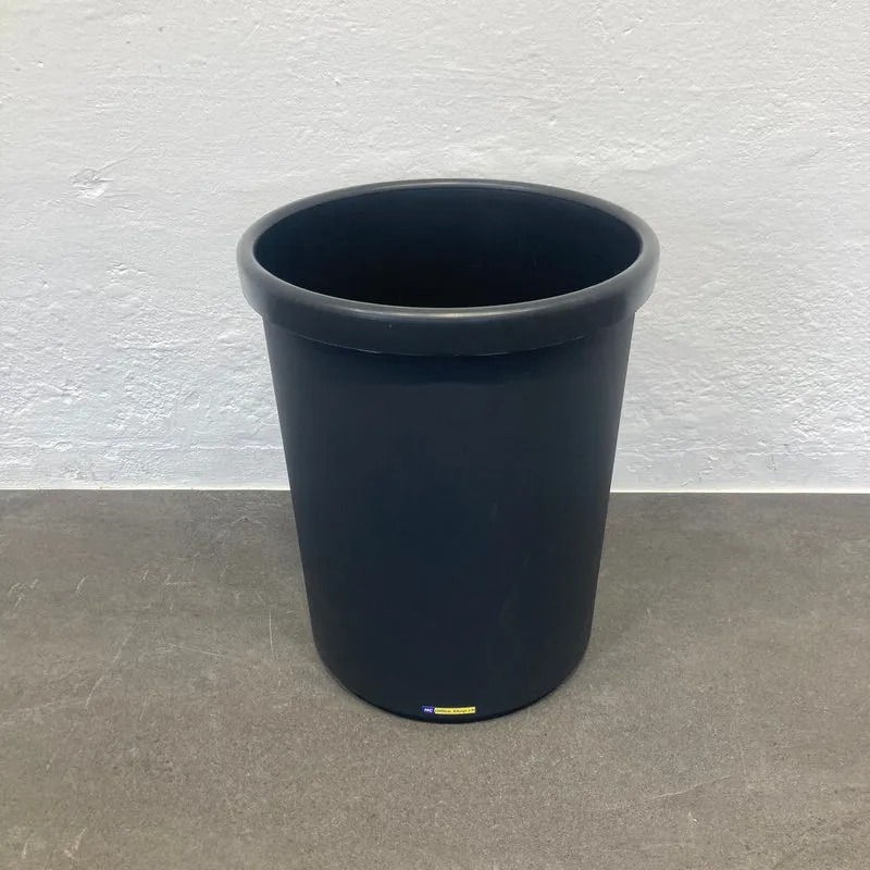 Voss Abfalleimer Kunststoff Schwarz Rund 350mm