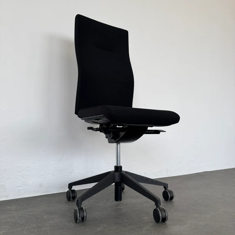 Züco Cubo Bürodrehstuhl ohne Armlehnen - Schwarz