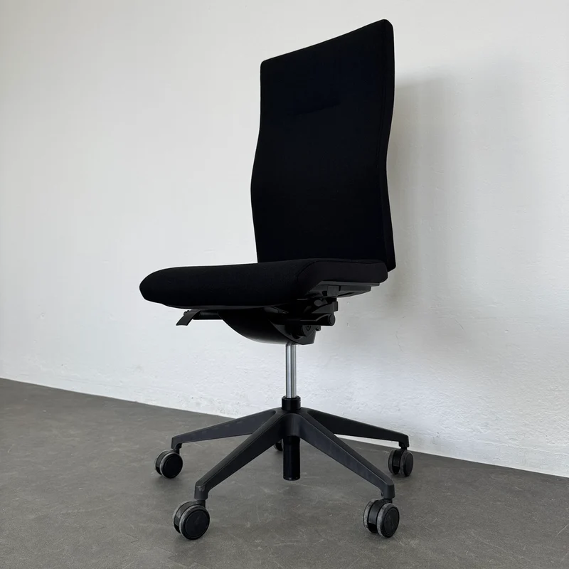 Züco Cubo Bürodrehstuhl ohne Armlehnen - Schwarz