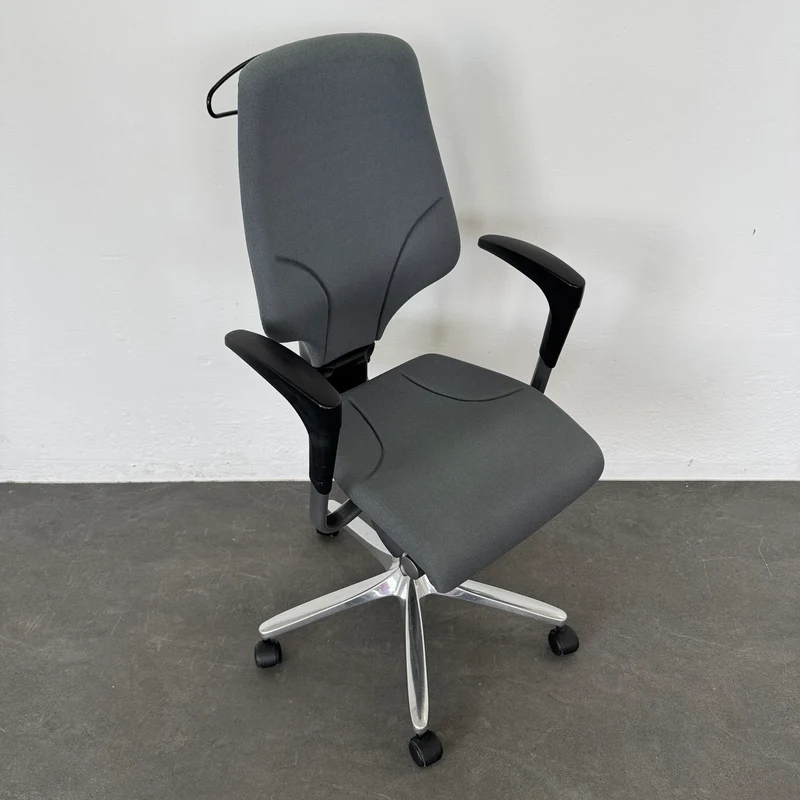Giroflex G64 Bürodrehstuhl Armlehnen höhenverstellbar - Anthrazit