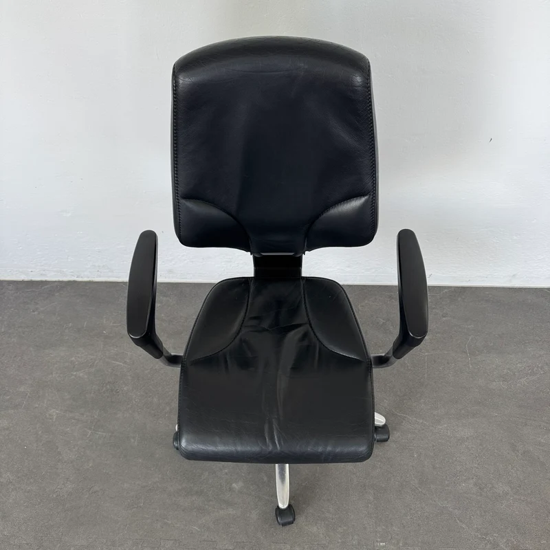 Giroflex G64 Bürodrehstuhl Leder Schwarz