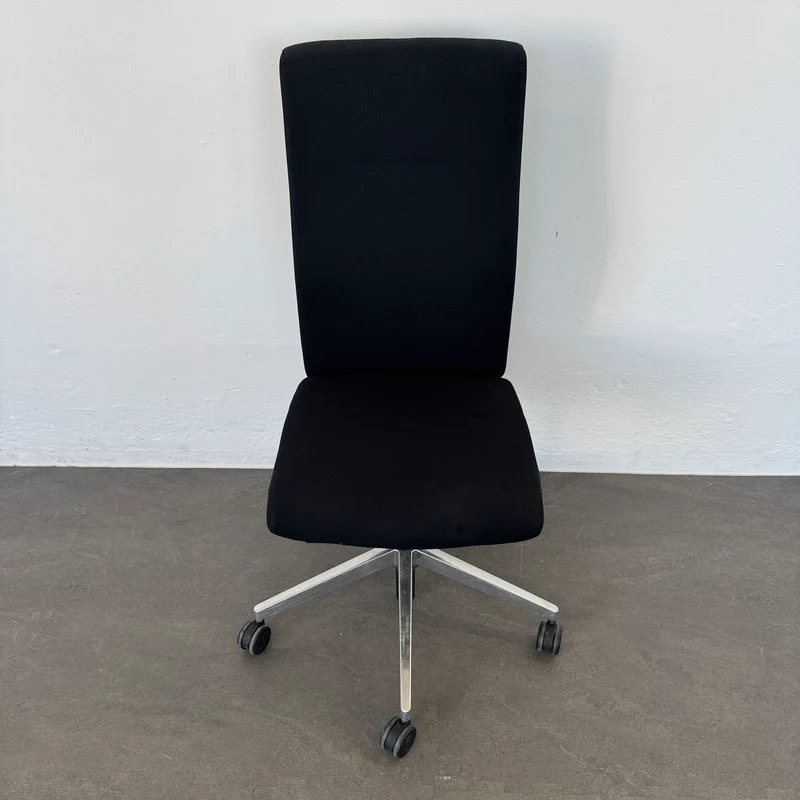 Züco Cubo Bürodrehstuhl - Schwarz ohne Armlehnen