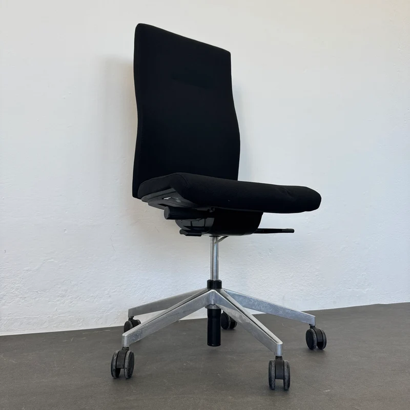Züco Cubo Bürodrehstuhl - Schwarz ohne Armlehnen