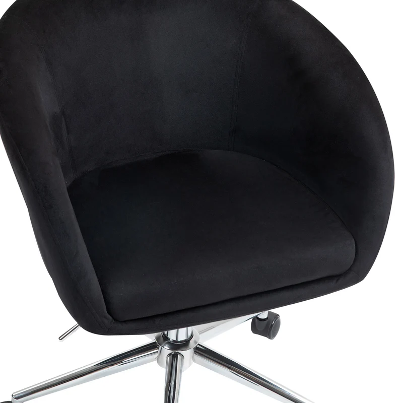 B-Ware LOUISA Samt Schwarz