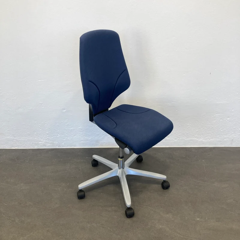 Giroflex G64 Bürodrehstuhl dunkelblau ohne Armlehnen
