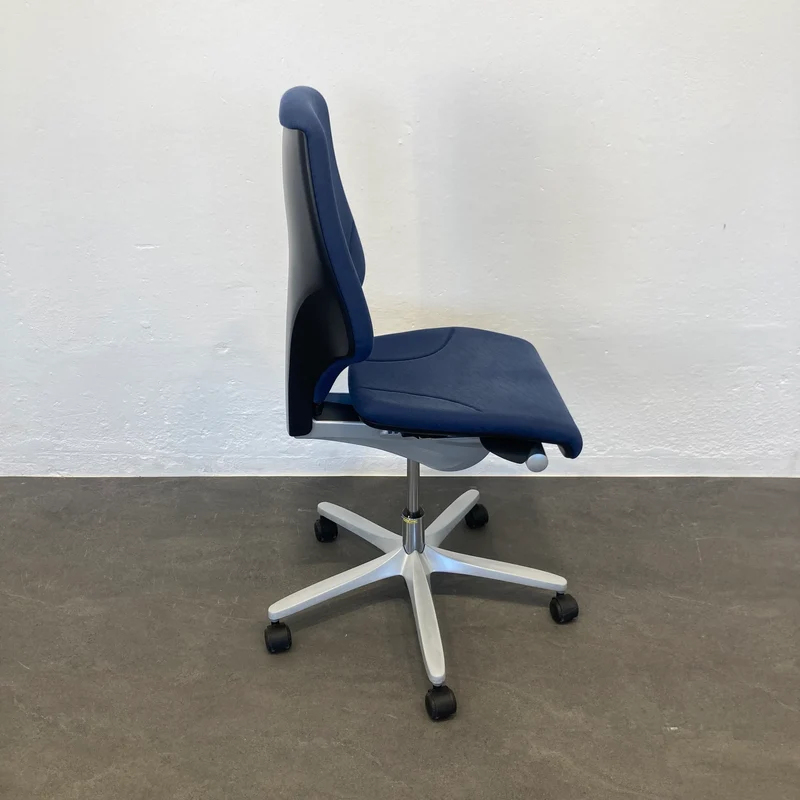 Giroflex G64 Bürodrehstuhl dunkelblau ohne Armlehnen