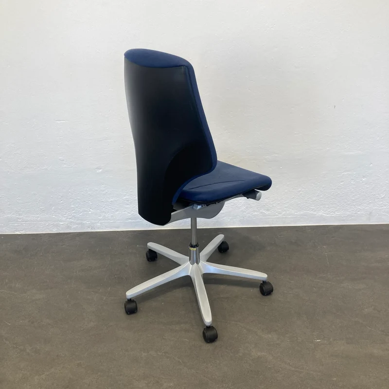 Giroflex G64 Bürodrehstuhl dunkelblau ohne Armlehnen