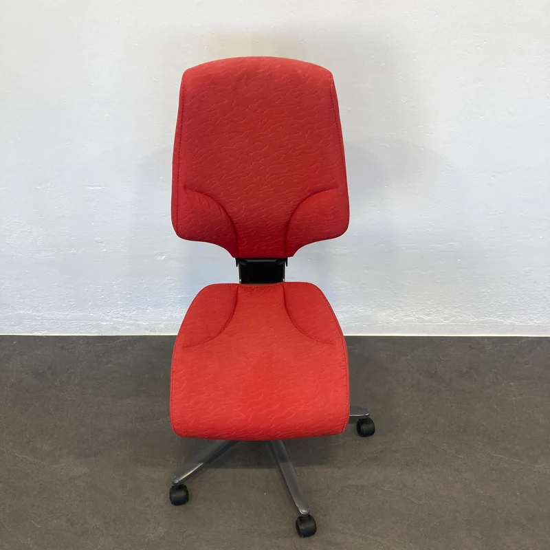 Giroflex G64 Bürodrehstuhl rot ohne Armlehnen