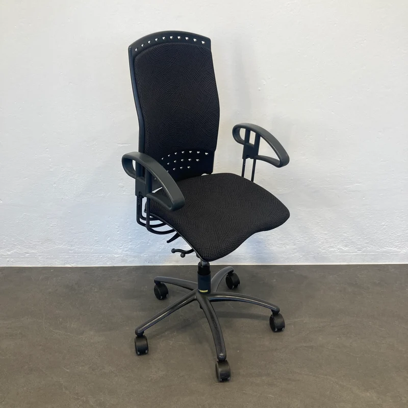 Sitag Reality Bürodrehstuhl anthrazit gemustert - mit neuer Gasfeder