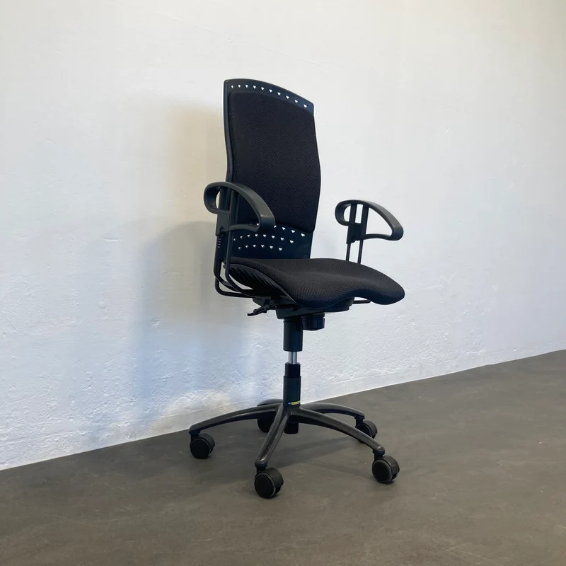 Sitag Reality Bürodrehstuhl anthrazit gemustert - mit neuer Gasfeder