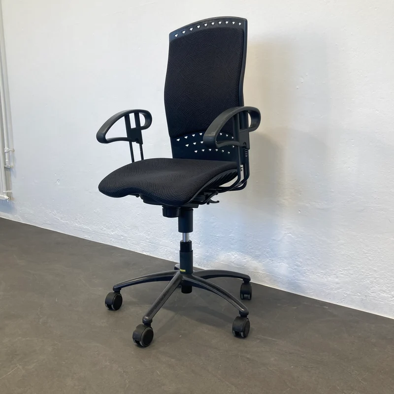 Sitag Reality Bürodrehstuhl anthrazit gemustert - mit neuer Gasfeder