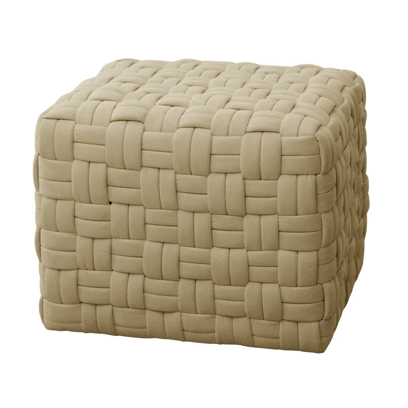B-Ware POPPY Hocker Stoff Beige