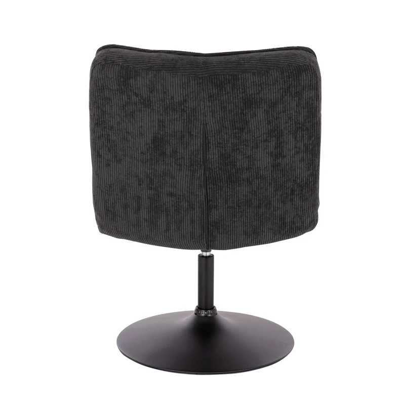 B-Ware HENRY Loungesessel Cord Schwarz
