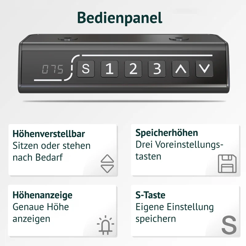 B-Ware JIRI Schreibtischgestell Weiß