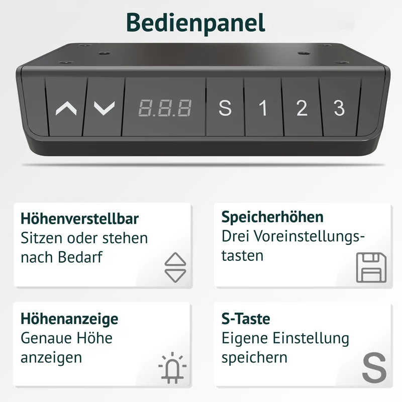 B-Ware DOBON Schreibtischgestell Weiß
